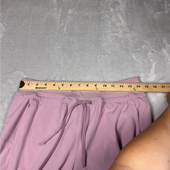 Athleta Attitude Sugarplum Mauve Dusty Rose Pink Athletic Jogger Pants 6 Tall - Picture 7 of 16